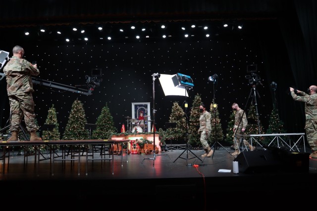 Members of the 77th Army Band set the stage for their second holiday concert to be recorded and played virtually. The first was their Veterans Day program. More recently, the first December holiday concert was Dec. 14 with the second Dec. 21,...