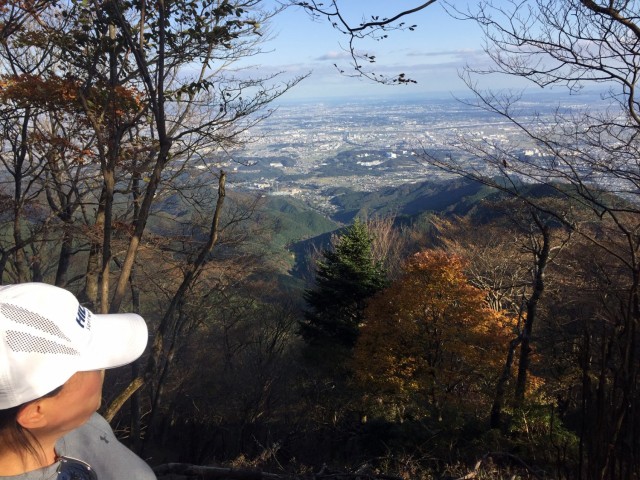 Bobby and Kim Rakes take in the view after hiking for 90 minutes on Mount Oyama, Japan, Nov. 11.