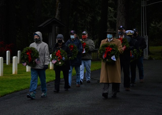 JBLM honors the fallen during virtual Wreaths Across America event 