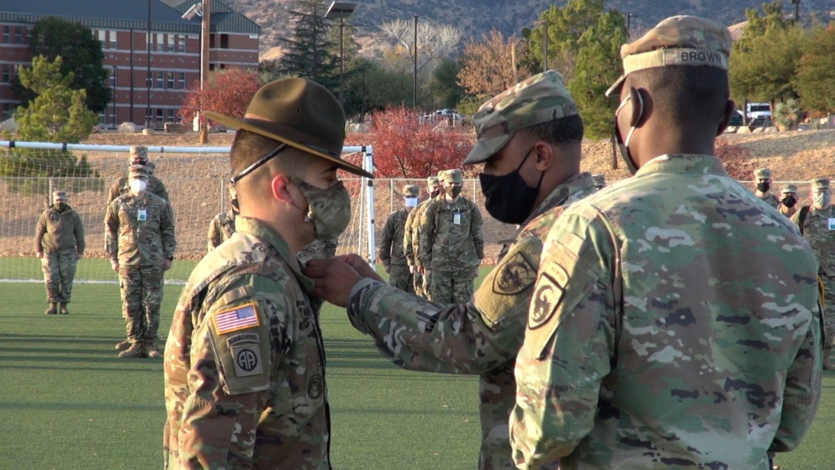 Fort Report Senior Drill Sergeant Receives Combat Action Badge 