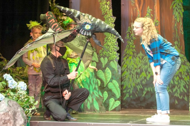 The KMC Onstage production of &#34;Dinosaurs Before Dark&#34; won several awards including being named Outstanding Family Show at the 2020 TOPPERS Awards Dec. 20, 2020.
(Photo by SMSgt Jason Harre)