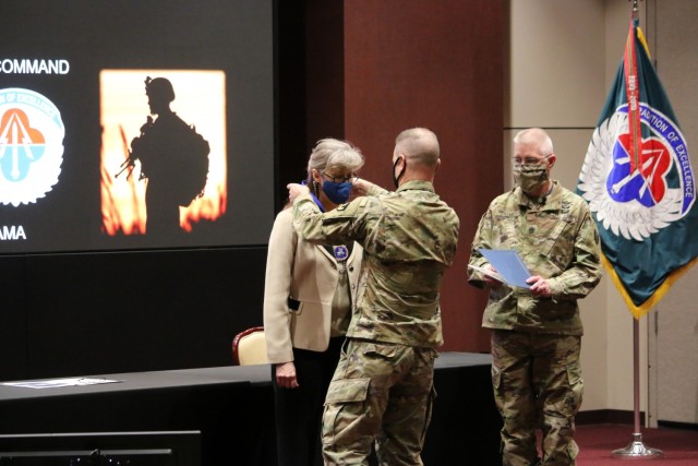 Dr. Myra Gray, deputy to the Commanding General, was awarded the Order of...