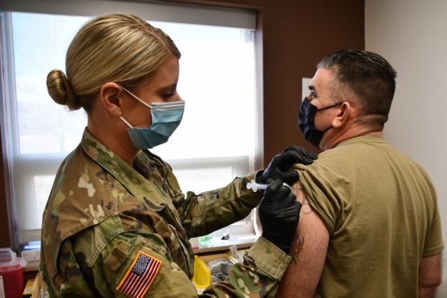 Montana National Guard leaders receive Moderna COVID-19 vaccinations