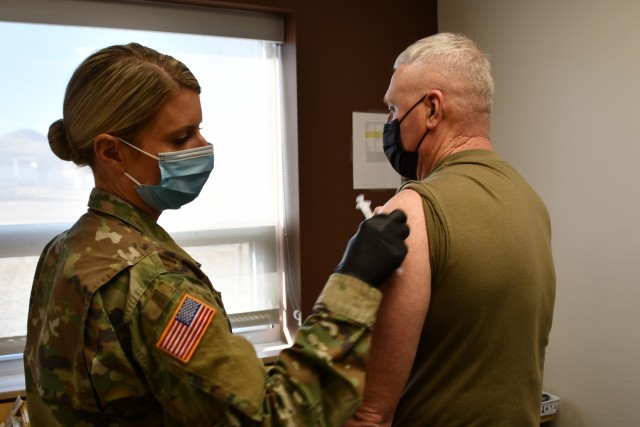 Montana National Guard leaders receive Moderna COVID-19 vaccinations