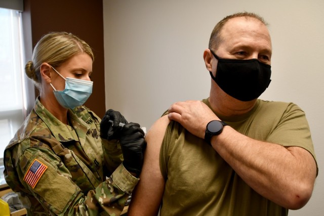 Montana National Guard leaders receive Moderna COVID-19 vaccinations