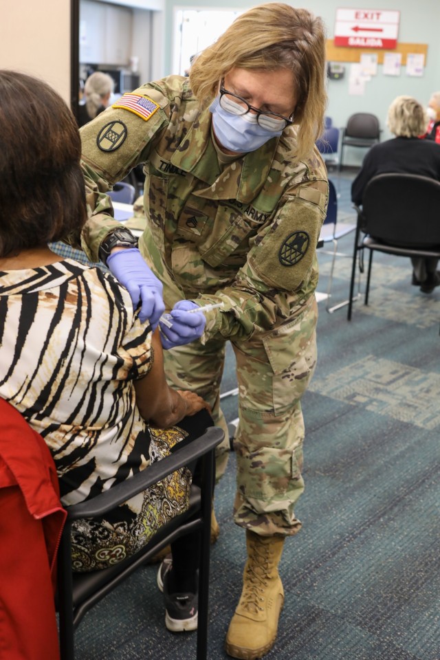 NCNG supports local health departments during COVID-19 vaccinations