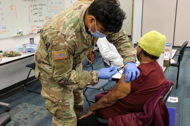 NCNG supports local health departments during COVID-19 vaccinations