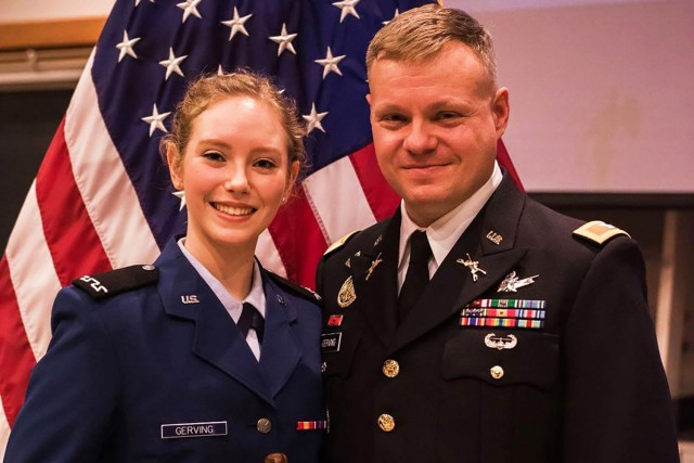 Science plays a big part in the lives of Col. Corey Gerving, a U.S. Military Academy professor in the Department of Physics and Nuclear Engineering, and U.S. Air Force Academy Class of 2022 Cadet Gabby Gerving, who hopes to join the Space Force...