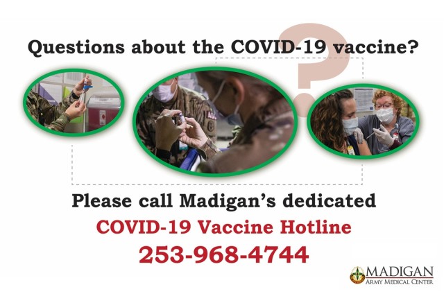 The COVID-19 Vaccine hotline is now active and will be updated regularly with status updates regarding vaccine distribution and availability. 