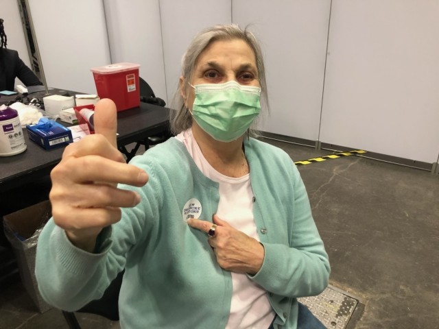 NY National Guard helps open massive vaccination site
