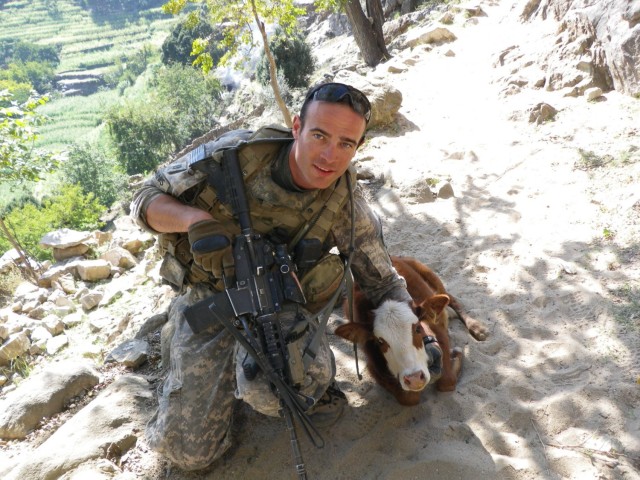 Maj. Douglas McGinnis during his deployment to Afghanistan in 2010 (U.S. Army Photo)