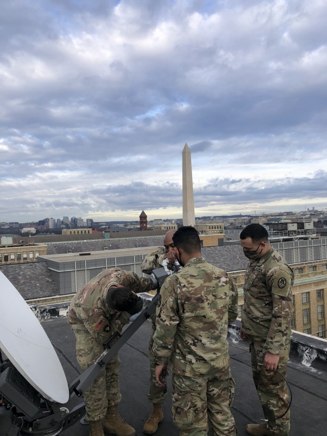 NCNG supports communication during the 59th presidential inauguration