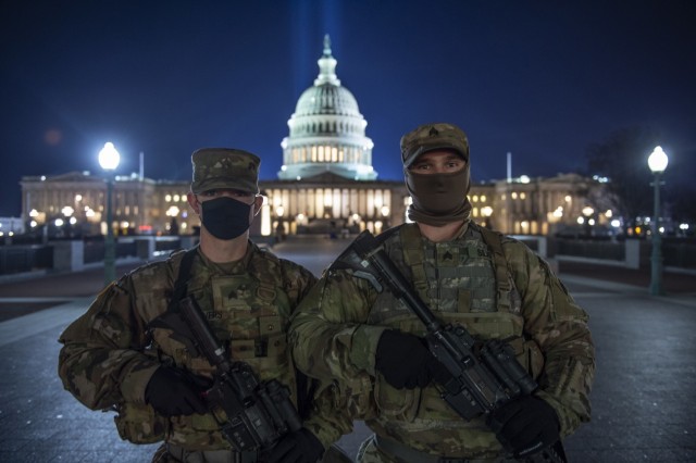 Brothers in arms serving at US Capitol