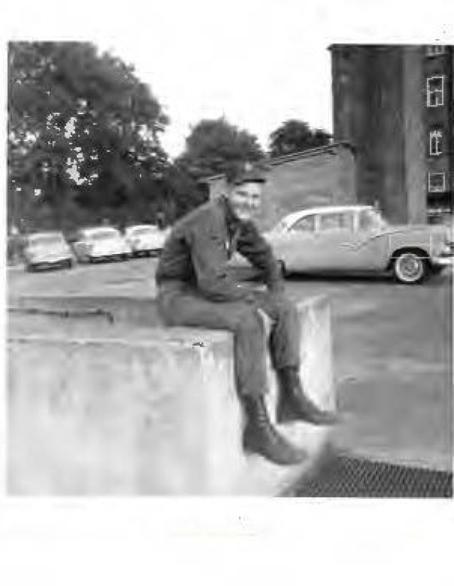 Ron Gibbens in Mannheim, Germany while he was with the 41st Transportation Company in 1961-1964