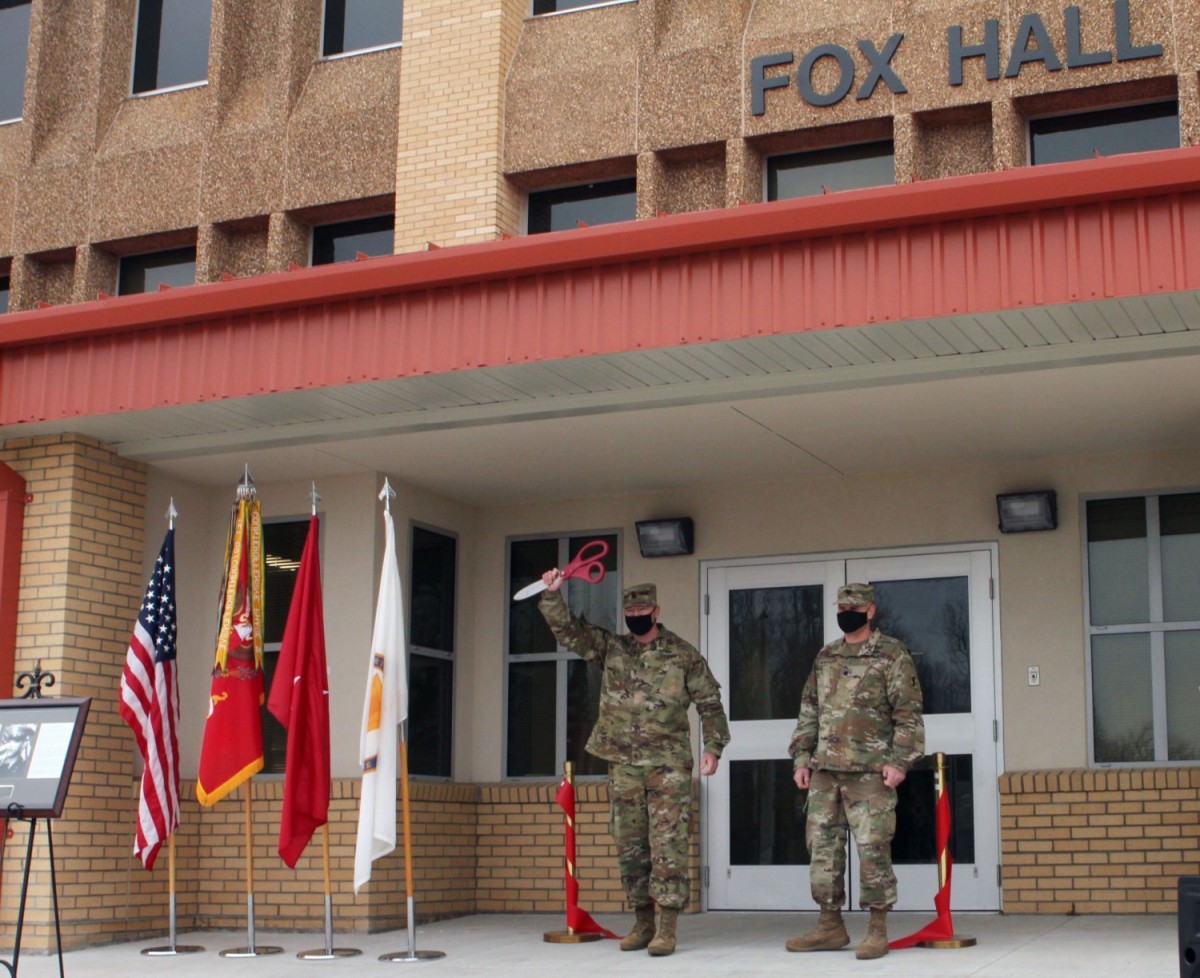 Renovated 'starship' opens as 122nd Field Artillery headquarters at