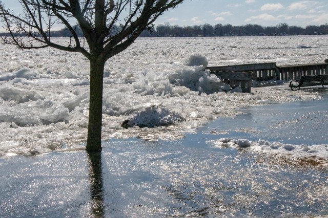 St. Clair River ice jams are causing flooding. U.S. and Canadian coast guard ships are on scene and the U.S. Army Corps of Engineers is providing technical advice to identify areas for ice breaking efforts to focus. Corps of Engineers Emergency...