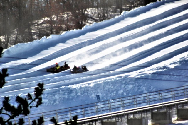 Personnel with Royall Middle School of Elroy, Wis., enjoy a school-specific snowtubing event Jan. 22, 2021, at Whitetail Ridge Ski Area at Fort McCoy, Wis. Whitetail Ridge, part of Fort McCoy’s Pine View Recreation Area, offers a variety of...