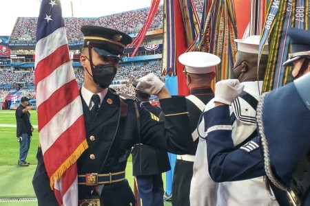 Proud to Represent the Armed Forces at Super Bowl LVI, Article