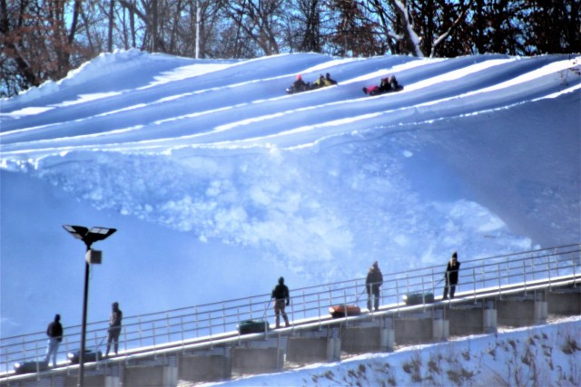Personnel with Royall Middle School of Elroy, Wis., enjoy a school-specific snowtubing event Jan. 22, 2021, at Whitetail Ridge Ski Area at Fort McCoy, Wis. Whitetail Ridge, part of Fort McCoy’s Pine View Recreation Area, offers a variety of...