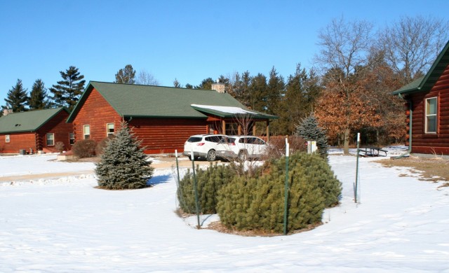 A cabin available for rent is shown Jan. 22, 2021, at Pine View Campground at Fort McCoy, Wis. Pine View Campground is part of Pine View Recreation Area. This area also includes Whitetail Ridge and Sportsman’s Range. The campground is nestled in...