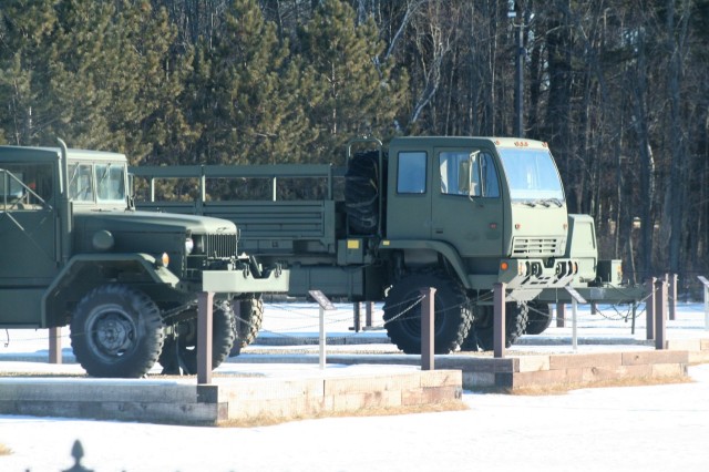 A scene of Equipment Park is shown Jan. 22, 2021, on a snowy day at Fort McCoy, Wis. Equipment Park is inside the installation’s historic Commemorative Area. The Equipment Park is an outdoor display of historic and present-day equipment...