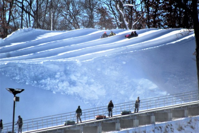 Personnel with Royall Middle School of Elroy, Wis., enjoy a school-specific snowtubing event Jan. 22, 2021, at Whitetail Ridge Ski Area at Fort McCoy, Wis. Whitetail Ridge, part of Fort McCoy’s Pine View Recreation Area, offers a variety of...