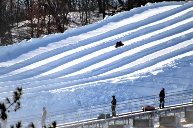 Personnel with Royall Middle School of Elroy, Wis., enjoy a school-specific snowtubing event Jan. 22, 2021, at Whitetail Ridge Ski Area at Fort McCoy, Wis. Whitetail Ridge, part of Fort McCoy’s Pine View Recreation Area, offers a variety of...