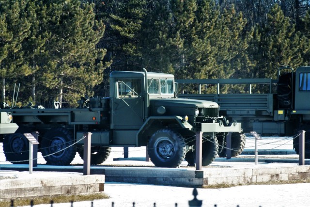A scene of Equipment Park is shown Jan. 22, 2021, on a snowy day at Fort McCoy, Wis. Equipment Park is inside the installation’s historic Commemorative Area. The Equipment Park is an outdoor display of historic and present-day equipment...