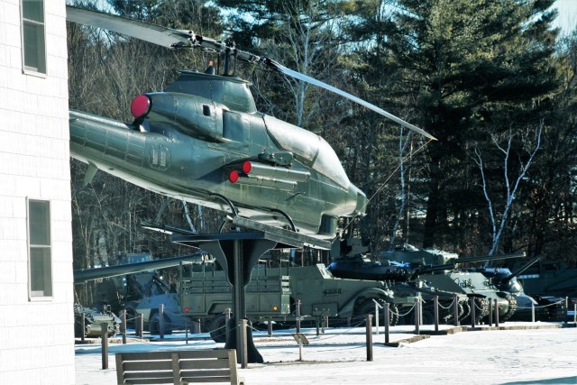 A scene of Equipment Park is shown Jan. 22, 2021, on a snowy day at Fort McCoy, Wis. Equipment Park is inside the installation’s historic Commemorative Area. The Equipment Park is an outdoor display of historic and present-day equipment...