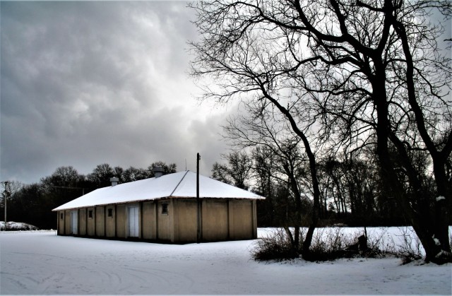This concrete storehouse, shown Jan. 15, 2021, is the oldest standing building at Fort McCoy, Wis. The building was built in 1911 and its location was once next to the southern spur of the joint Chicago and northwestern-Chicago, Milwaukee, and...