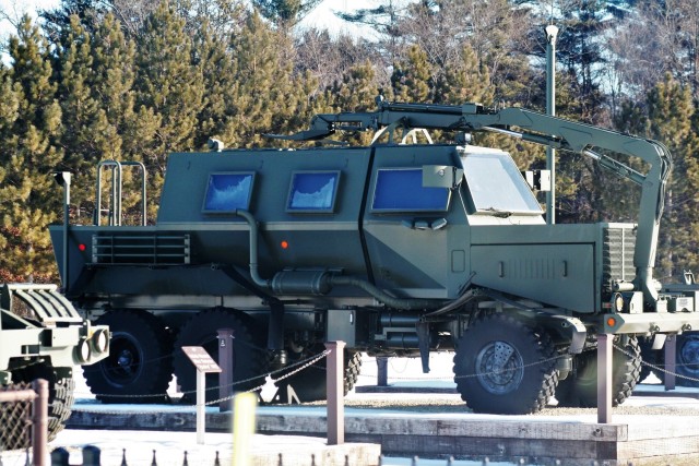 A scene of Equipment Park is shown Jan. 22, 2021, on a snowy day at Fort McCoy, Wis. Equipment Park is inside the installation’s historic Commemorative Area. The Equipment Park is an outdoor display of historic and present-day equipment...