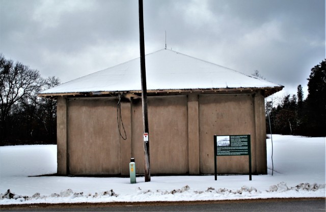 This concrete storehouse, shown Jan. 15, 2021, is the oldest standing building at Fort McCoy, Wis. The building was built in 1911 and its location was once next to the southern spur of the joint Chicago and northwestern-Chicago, Milwaukee, and...