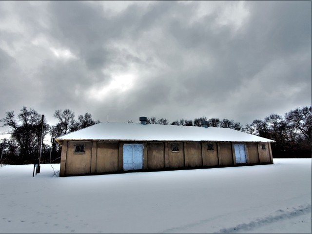 This concrete storehouse, shown Jan. 15, 2021, is the oldest standing building at Fort McCoy, Wis. The building was built in 1911 and its location was once next to the southern spur of the joint Chicago and northwestern-Chicago, Milwaukee, and...