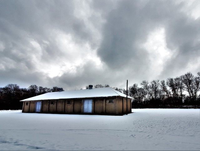 This concrete storehouse, shown Jan. 15, 2021, is the oldest standing building at Fort McCoy, Wis. The building was built in 1911 and its location was once next to the southern spur of the joint Chicago and northwestern-Chicago, Milwaukee, and...