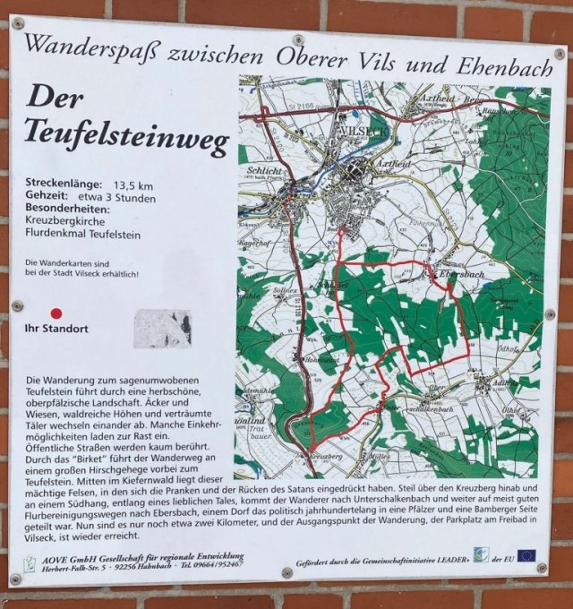 Der Teufelsteinweg Trail Map