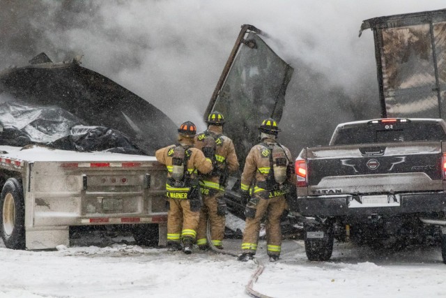The Oklahoma Army National Guard in partnership with the Oklahoma Highway Patrol responded to severe weather conditions in Stranded Motorist Assistance Recovery Teams (SMART) made up of nearly 90 Soldiers.