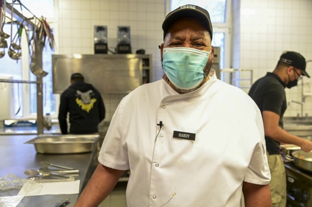 Haze Hardy Jr. is a longtime community member at U.S. Army Garrison Stuttgart. He is well known for his skills in the Original's Dining Facility kitchen.