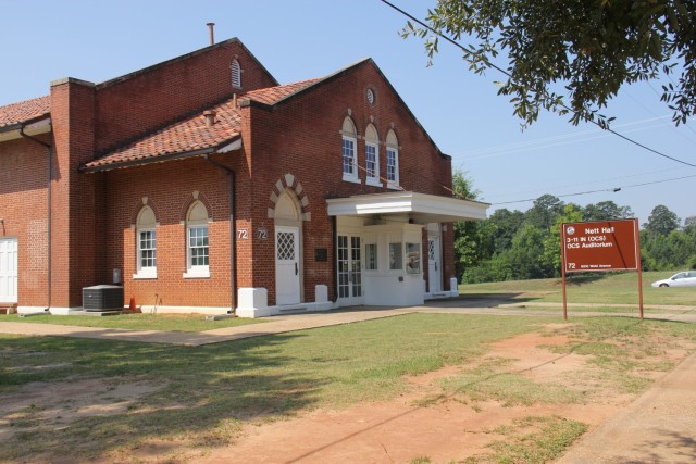 FORT BENNING, Ga. – The building here that served as theater for the all-African American 24th Infantry Regiment. Built in 1933, it also served as the chapel. A commemorative visit to the site Feb. 24, in observance of African American History Month, will be among several events that day here to honor African American Soldiers who served at Fort Benning. Also scheduled are visits to the building that once housed the regiment's post exchange and snack bar, to the home once occupied by retired Gen. Colin L. Powell when he was a captain and major, as well as a renaming of a band hall in honor of the former 24th Infantry Regiment bandmaster, Chief Warrant Officer Robert B. Tresville Sr. Activated in 1869, the regiment served in the American West, saw action on San Juan Hill during Spanish American War, and also served in Mexico, the Philippines, in World War II and the Korean War. It was stationed at Fort Benning from 1922 to April 1942. The observance is being organized by Fort Benning's U.S. Army Maneuver Center of Excellence.