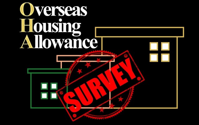 The annual Overseas Housing Allowance Survey for Germany is open from 1 January to 31 March 2022, and all service members are highly encouraged to provide input.