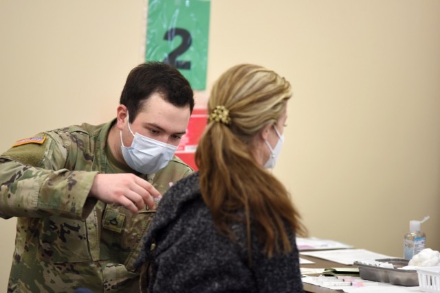 Michigan National Guard support brings optimism during COVID-19 vaccination clinic