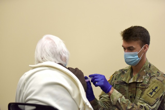 Michigan National Guard support brings optimism during COVID-19 vaccination clinic