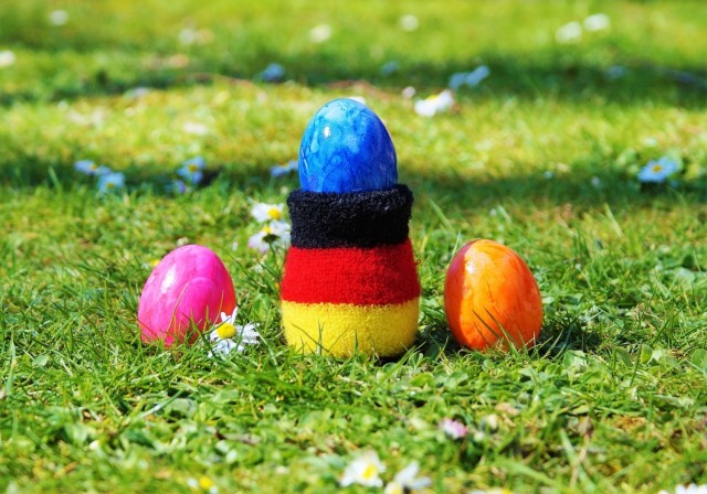 WIESBADEN, Germany – Colored Easter eggs are a popular tradition in Germany.