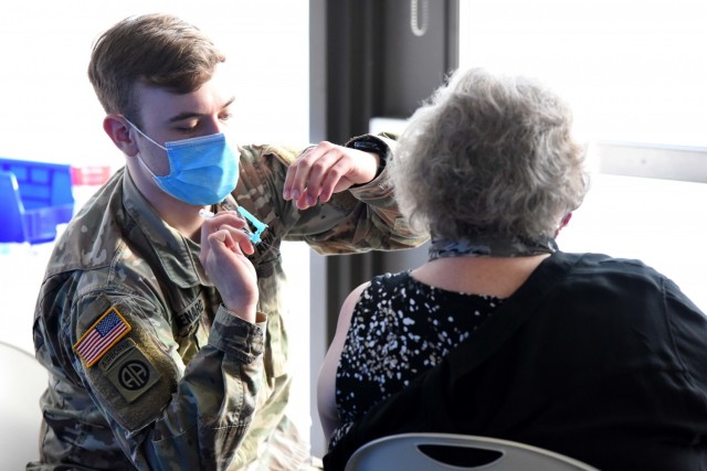 Michigan National Guard helps vaccinate hundreds of people