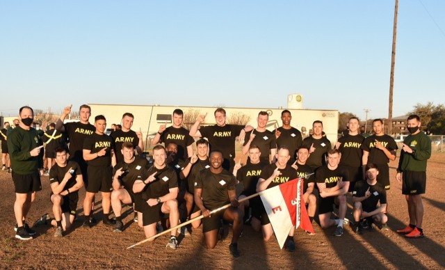 Brave Rifles from Eagle Troop, 2nd Squadron, 3rd Cavalry Regiment achieve top honors by displaying mental and physical toughness during the recent Rifles Challenge on February 24 at Fort Hood, Texas (U.S. Army photo by Maj. Marion Jo Nederhoed)