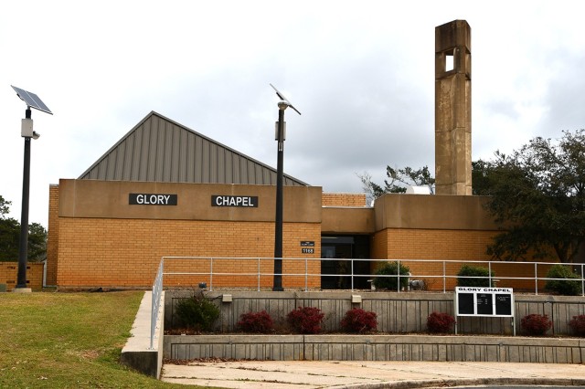 Fort Polk’s Glory Chapel is where the Christ the King service will take place.