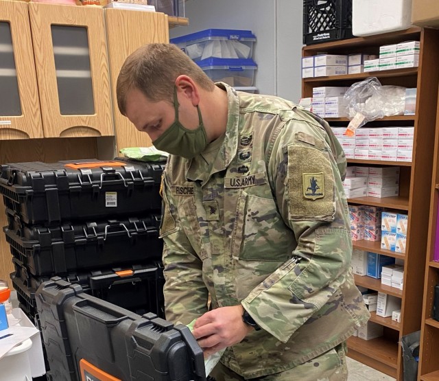 Nebraska Guard supports vaccinations in railyard clinic
