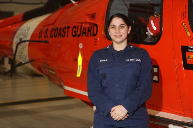 U.S. Coast Guard Petty Officer 3rd Class Krystal Moriyon, a health services technician assigned to the Coast Guard Air Station Savannah Medical Clinic at Hunter Army Airfield, Georgia, is a Miami native. She graduated from John A. Ferguson High School in 2013 and is currently attending American Military University. She is earning her bachelor’s degree in healthcare administration. “I joined the Coast Guard because I wanted to be more independent and grow. I also wanted to travel and experience the world. As a proud Hispanic female, I especially wanted to show others that you can accomplish whatever you set your mind to no matter the challenges you may face.” (U.S. Army photo by Spc. Daniel Thompson)