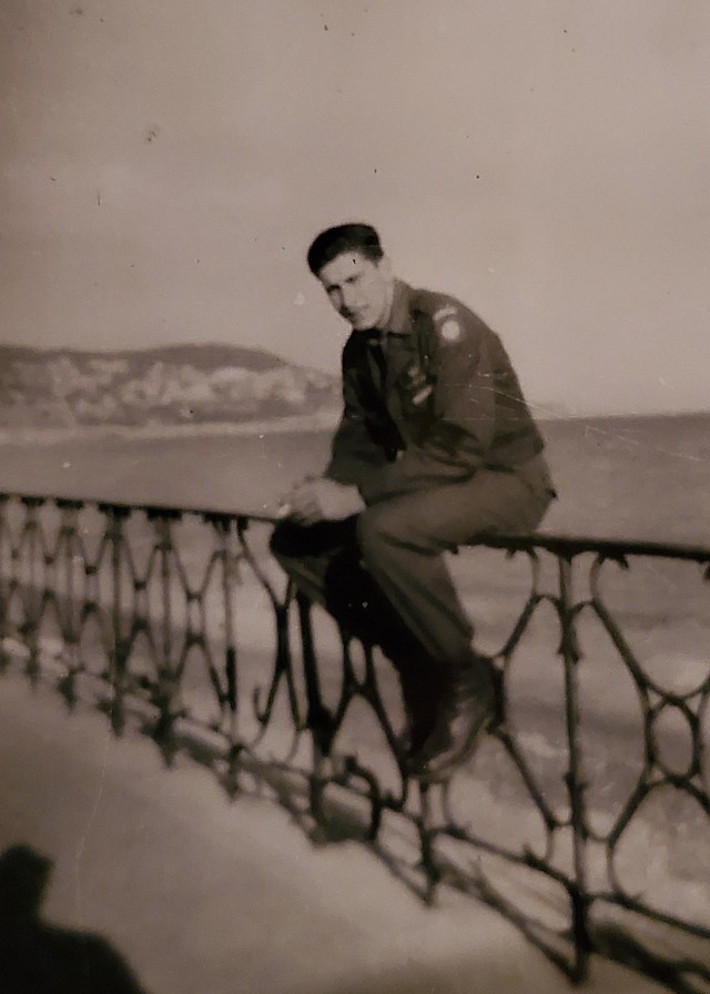 A photo of Pfc. Harvey Brown during World War II. Pfc. Brown was one of less than 3,000 Paratroopers to make all four combat jumps during World War II and fought in Italy, France, The Netherlands and Belgium. (Courtesy Photo)