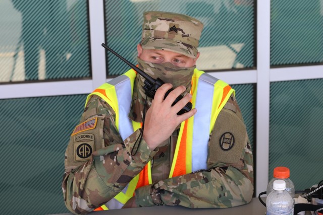 North Carolina Guard supports mass vaccination clinic