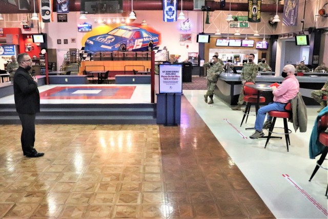 Fort McCoy workforce and community members participate in the 2021 Army Emergency Relief Campaign Breakfast on Feb. 25, 2021, at Fort McCoy, Wis. The breakfast helped begin the 79th fundraising campaign for Army Emergency Relief, or AER. The AER...